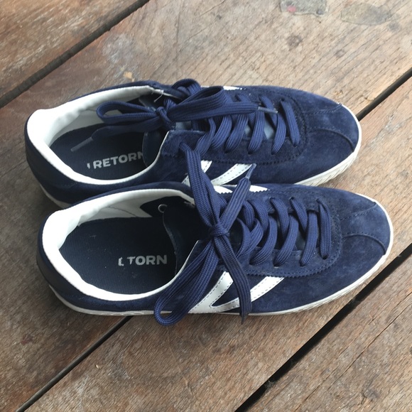 Tretorn Navy Sneakers - Picture 4 of 5